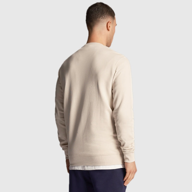 ml424vog w870 crew neck sweatshirt lyle & scott sweater cove back