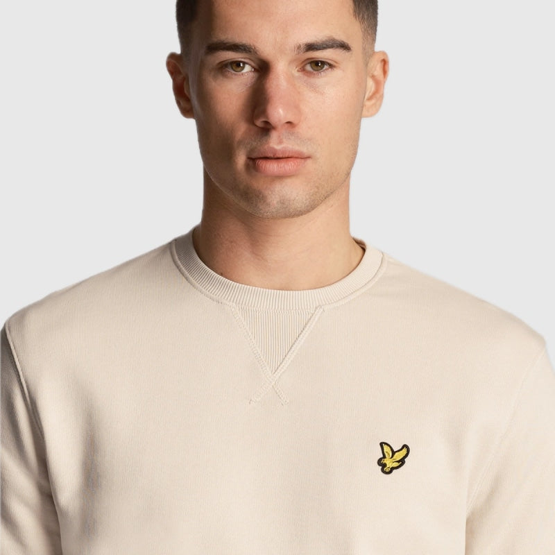 ml424vog w870 crew neck sweatshirt lyle & scott sweater cove crop1