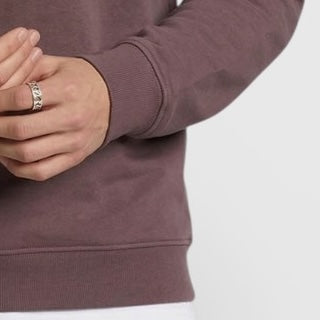 ML424VOG-X863 Lyle & Scott Crew Neck Sweatshirt Espresso / Bruin