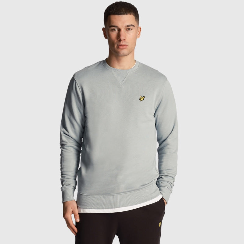 ml424vog-a19 Lyle & Scott Crew Neck Sweatshirt S Sweatercrew neck sweatshirt lyle & scott sweater slate blue