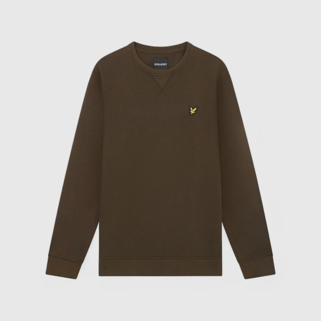 ML424VOG-W485 Lyle & Scott Crew Neck Sweatshirt Olive