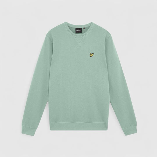 ML424VOG-X882 Lyle & Scott Crew Neck Sweatshirt Cold Mint / Groen