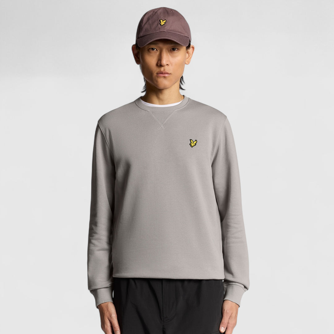 ML424VOG-Y043 Lyle & Scott Crew Neck Sweatshirt Gull Grey / Grijs