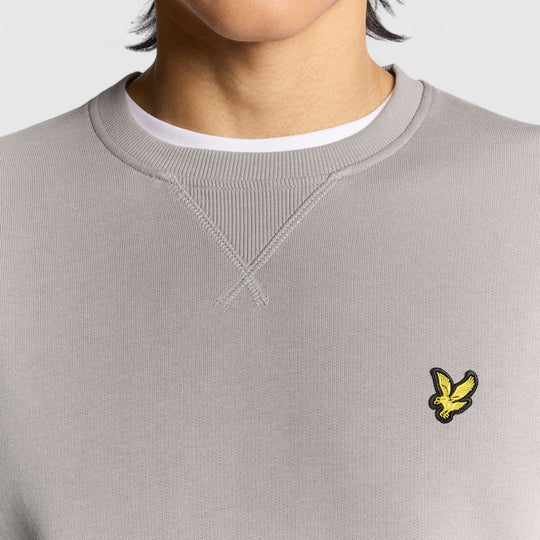ML424VOG-Y043 Lyle & Scott Crew Neck Sweatshirt Gull Grey / Grijs