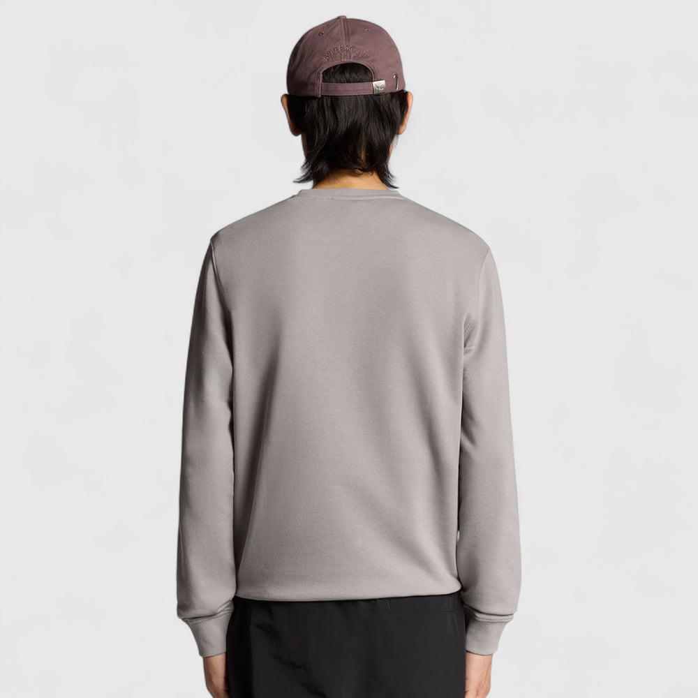 ML424VOG-Y043 Lyle & Scott Crew Neck Sweatshirt Gull Grey / Grijs
