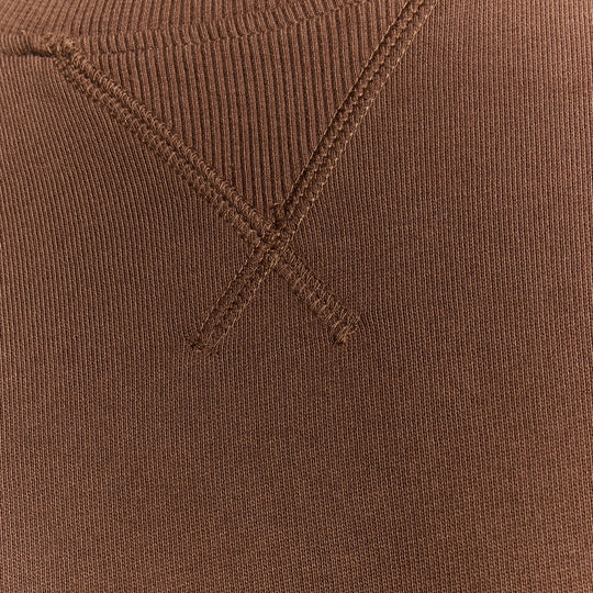 ML424VOG-Y045 Lyle & Scott Crew Neck Sweatshirt Bottle Brown / Bruin