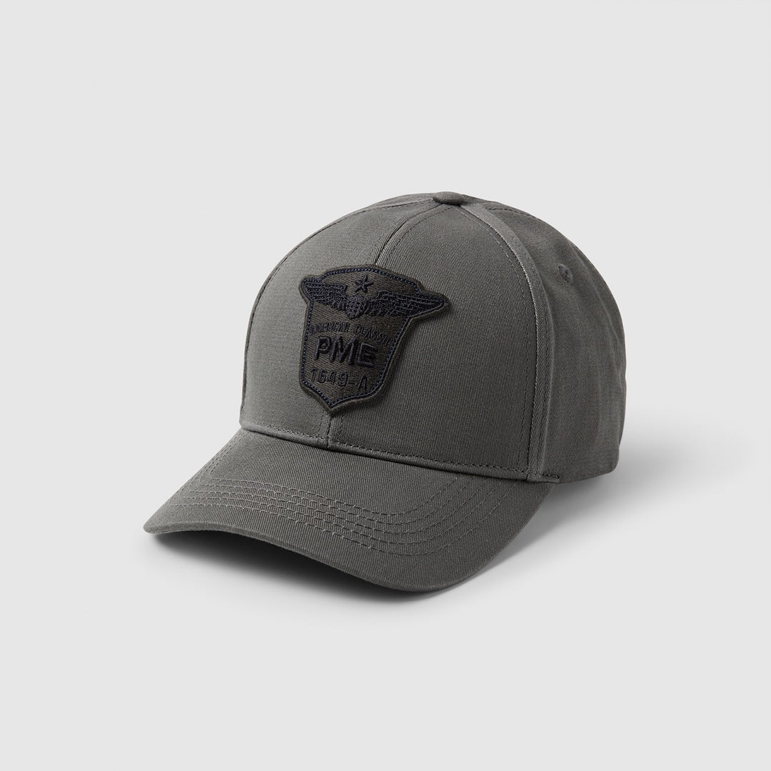 PAC2208909-8036 Cap Twill With Badge Tarmac