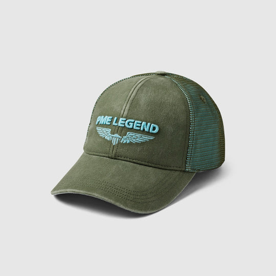 PAC2304907-6382 PME Legend Cap Washed Cotton Twill Mesh Olivine