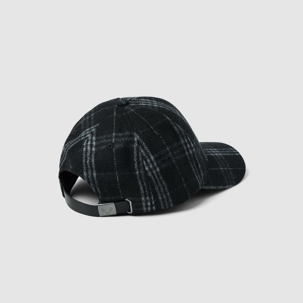 PAC2408902-999 PME Legend Cap Checked Wool Blend Black