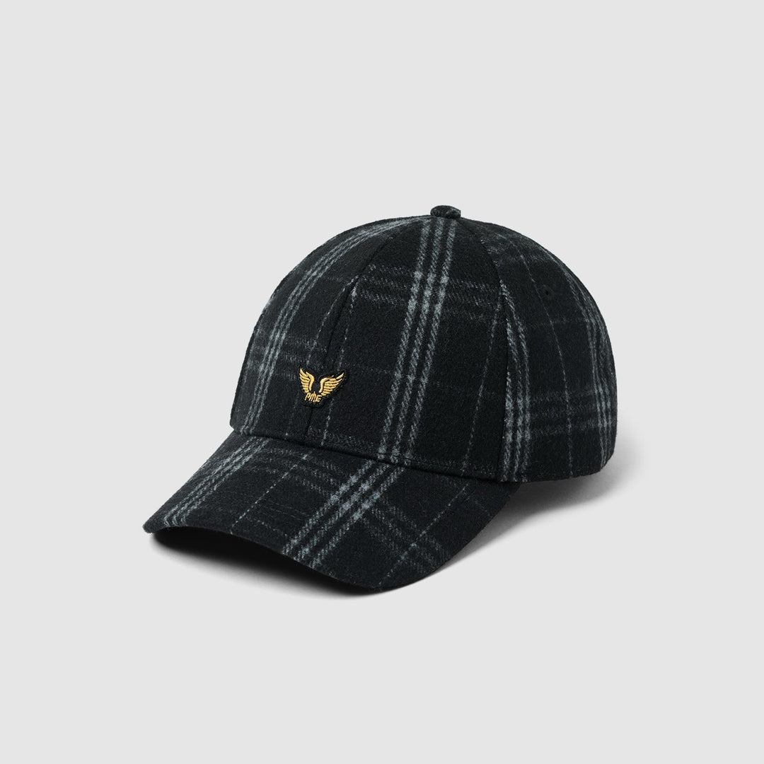 PAC2408902-999 PME Legend Cap Checked Wool Blend Black