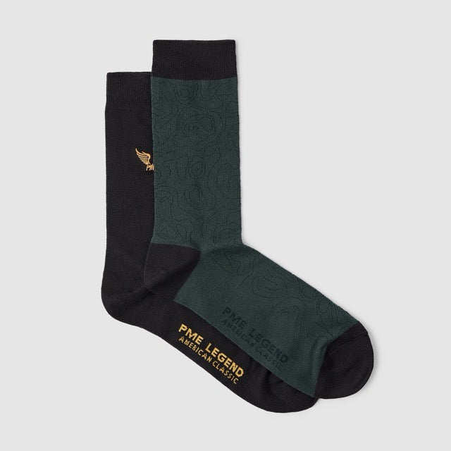 PAC2408920-6154 PME Legend Cotton Blend Socks 2-Pack Rosin