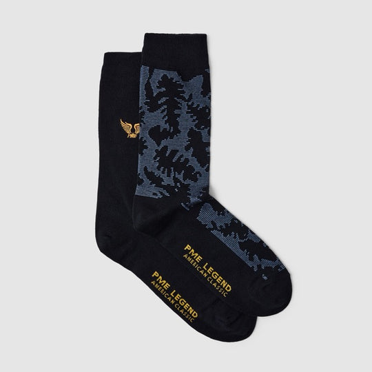 PAC2502920-5393 PME Legend Cotton Blend Socks 2-Pack Ashleigh Blue / Blauw