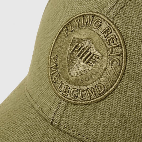 PAC2508901-6379 PME Legend Cap Washed Canvas Oil Green / Groen
