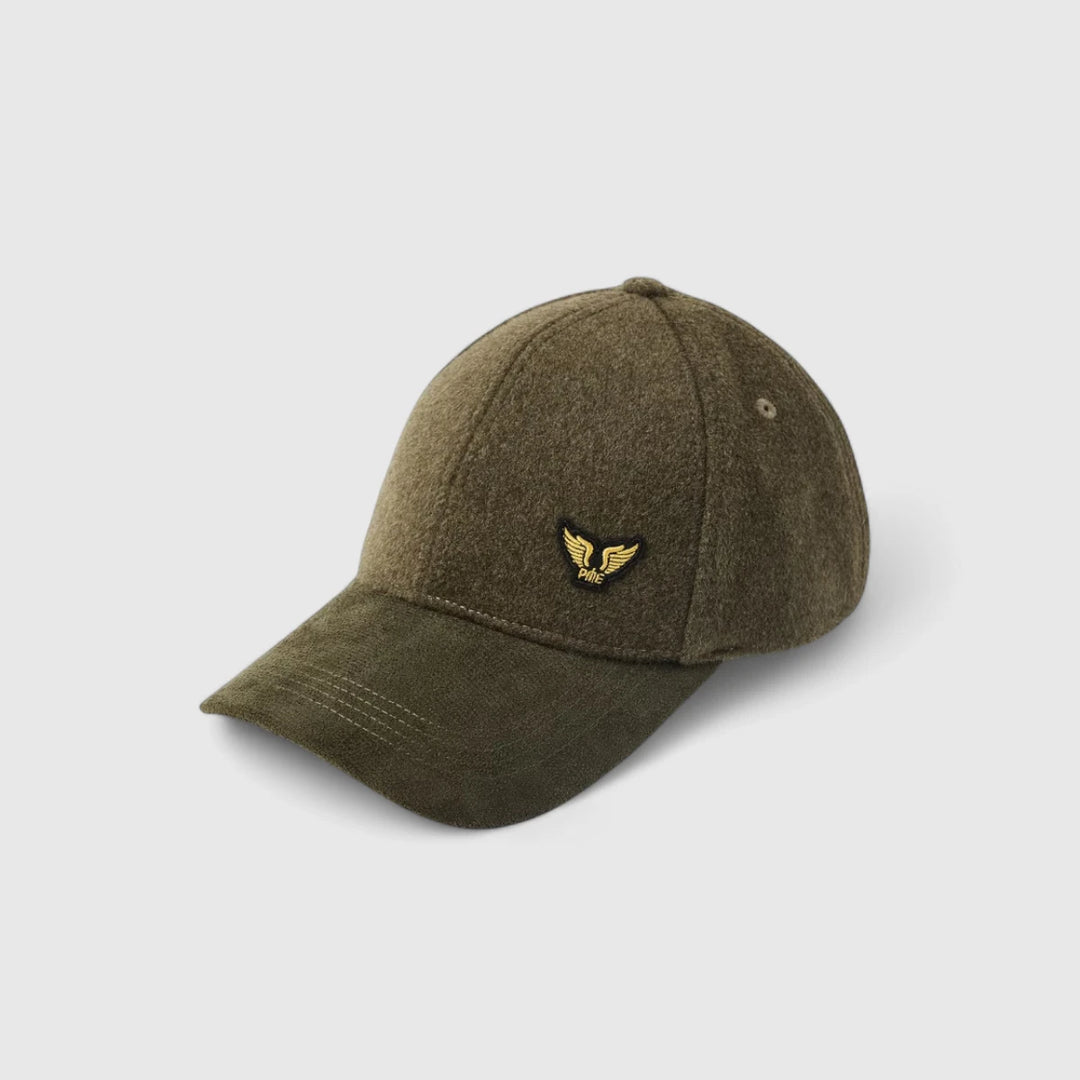 PAC2508902-6416 PME Legend Cap Wool Flanel Olive Night / Groen
