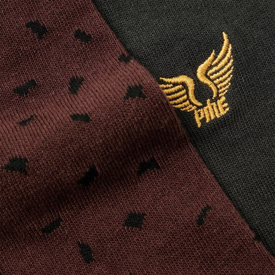 PAC2508920-8203 PME Legend Cotton Blend Socks 2-Pack Marron / Rood