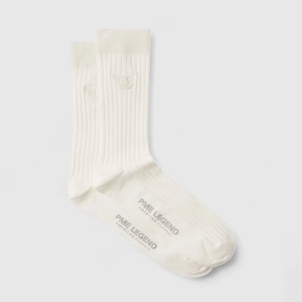 PAC2508922-900 PME Legend Socks Ribbed Socks White / Wit