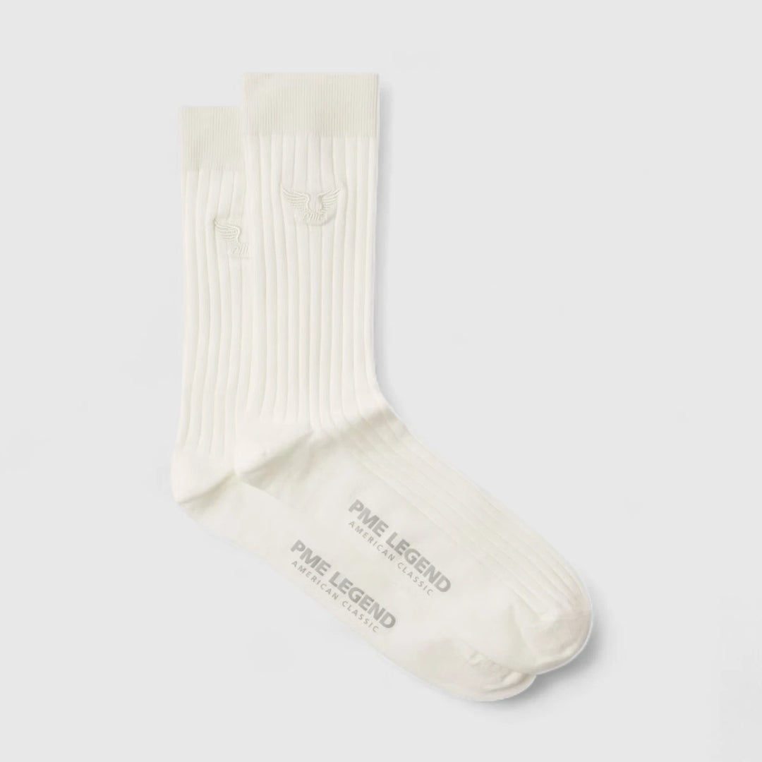PAC2508922-900 PME Legend Socks Ribbed Socks White / Wit