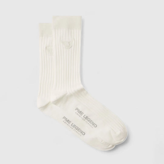 PAC2508922-900 PME Legend Socks Ribbed Socks White / Wit