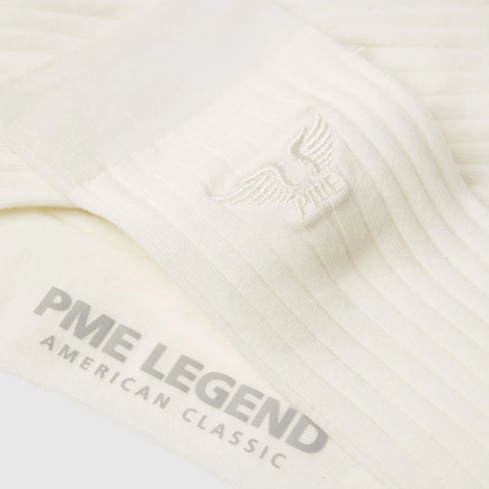 PAC2508922-900 PME Legend Socks Ribbed Socks White / Wit
