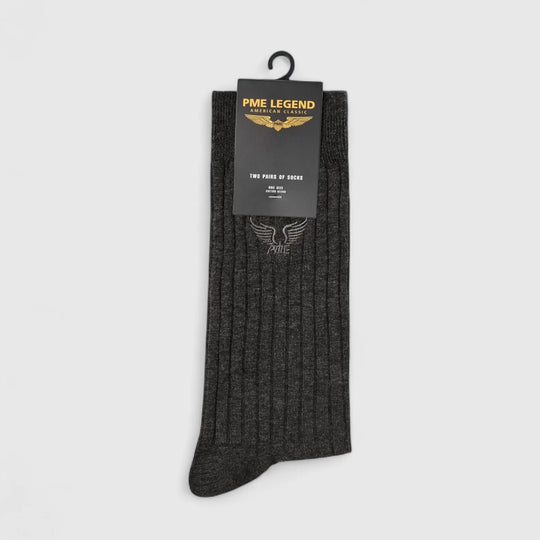 PAC2508922-9703 PME Legend Socks Ribbed Socks Dark Grey / Grijs