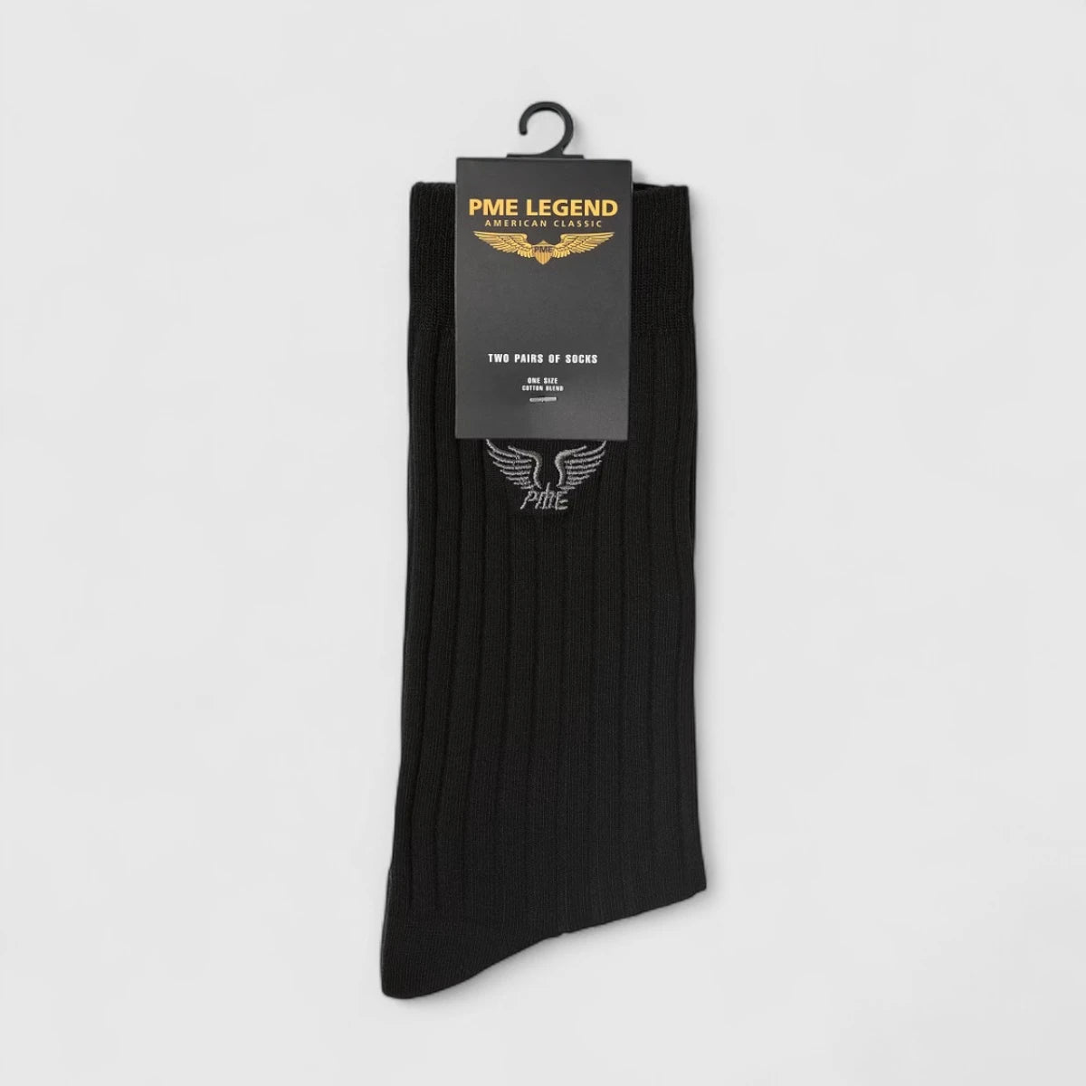 PAC2508922-999 PME Legend Socks Ribbed Socks Black / Zwart