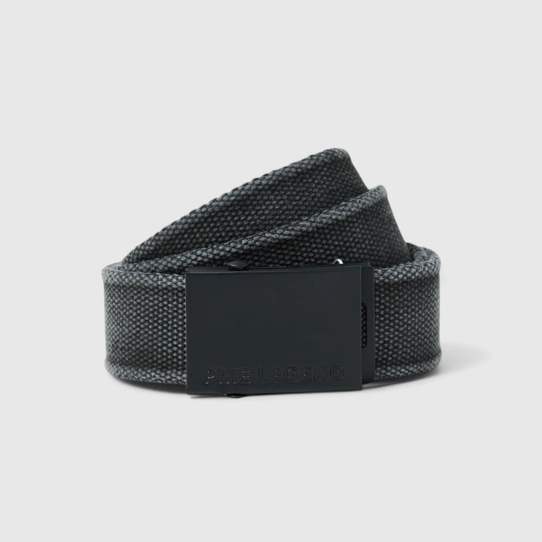 PBE2408962-9139 PME Legend Canvas Belt With Slide Buckle Antracite