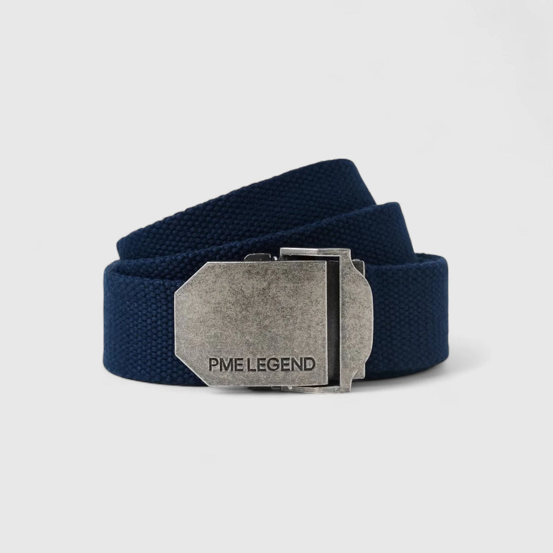 PBE2508961-5281 PME Legend Canvas Belt Salute / Donkerblauw