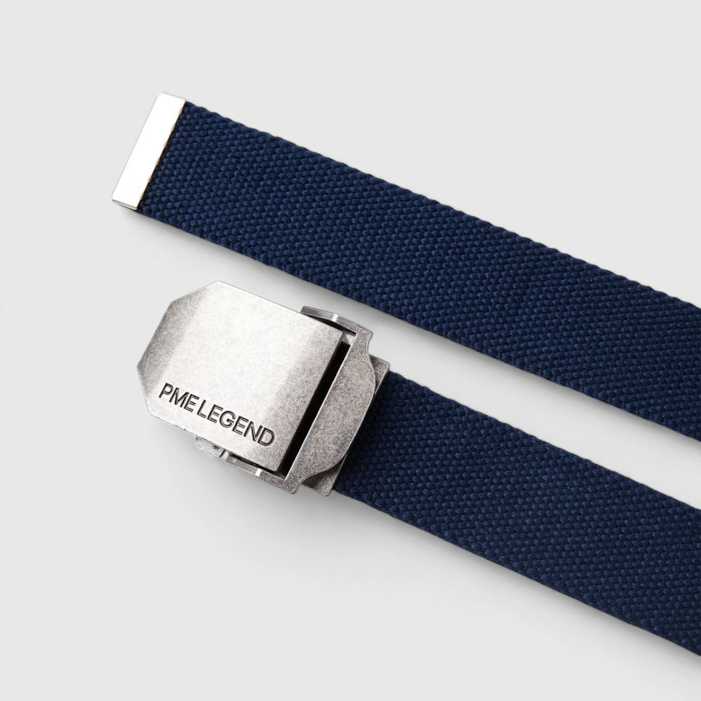 PBE2508961-5281 PME Legend Canvas Belt Salute / Donkerblauw