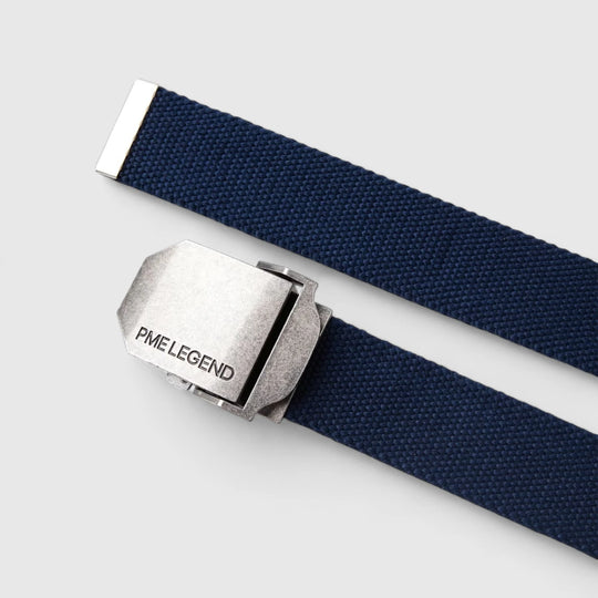 PBE2508961-5281 PME Legend Canvas Belt Salute / Donkerblauw