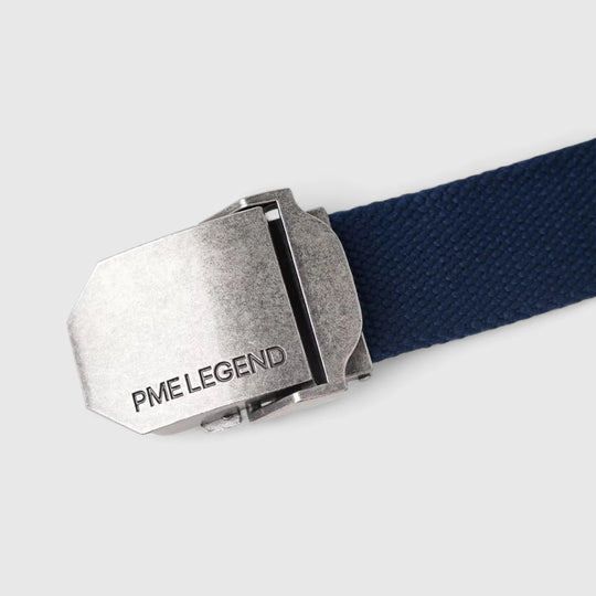 PBE2508961-5281 PME Legend Canvas Belt Salute / Donkerblauw