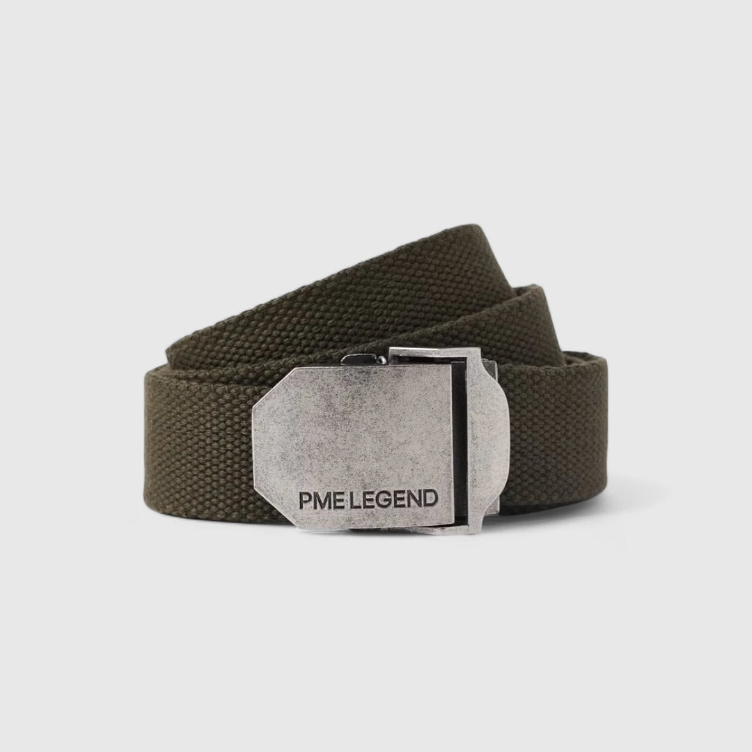 PBE2508961-8039 PME Legend Canvas Belt Beluga / Groen