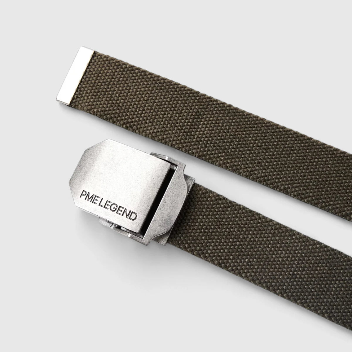 PBE2508961-8039 PME Legend Canvas Belt Beluga / Groen