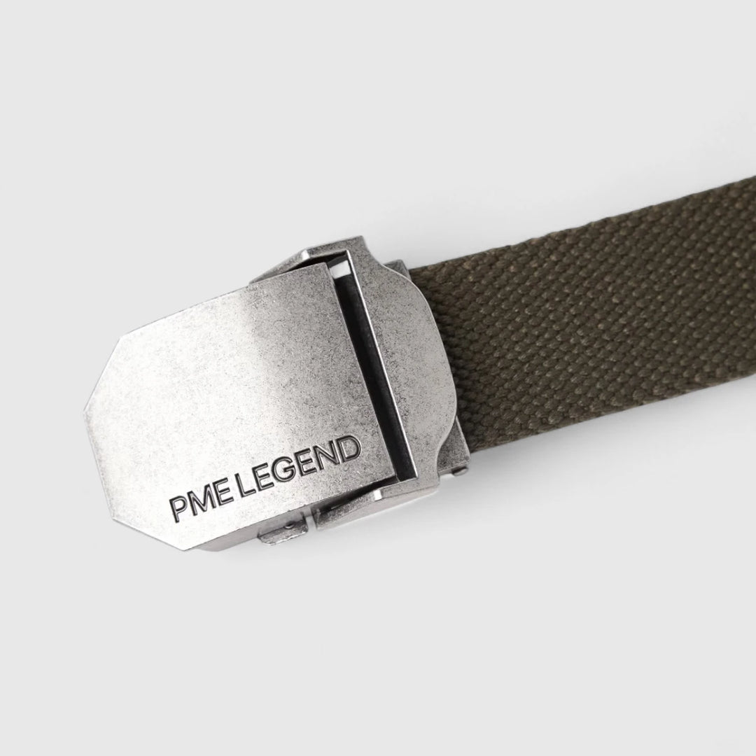 PBE2508961-8039 PME Legend Canvas Belt Beluga / Groen
