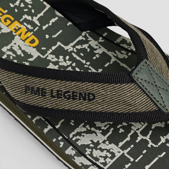 PBO2604130-015 PME Legend Slipper Sandal Jetflap Camouflage / Groen