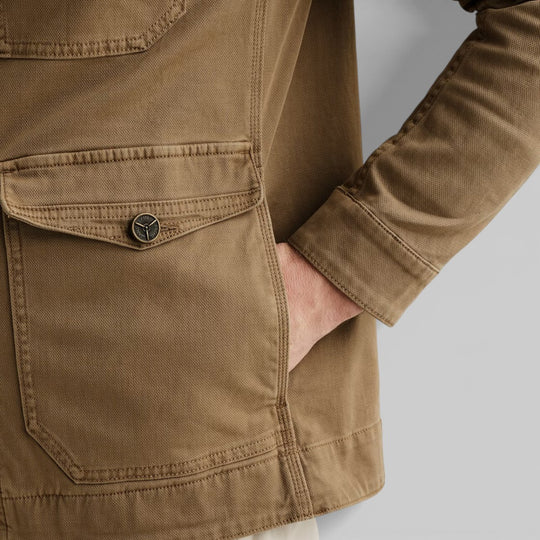 PDJ2602602-6405 PME Legend WORKER Jacket With Stitching Details Elmwood / Khaki