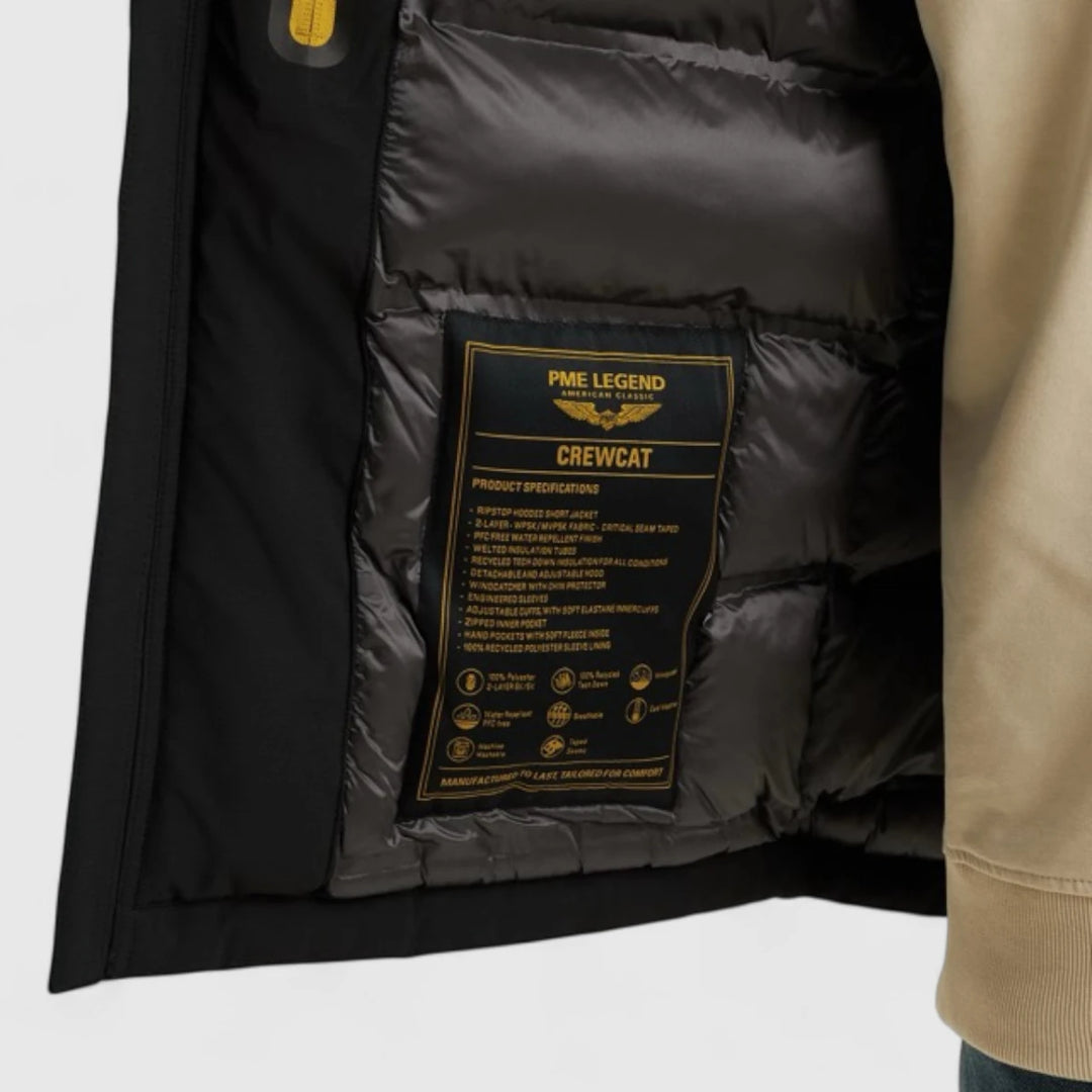 PJA2508111-9067 PME Legend CREWCAT Jacket Jet Black / Zwart