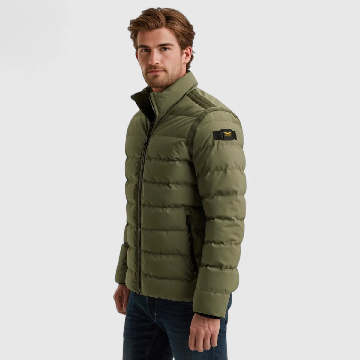 PJA2508114-6414 PME Legend FREIGHTYET Jacket Dusty Olive / Groen