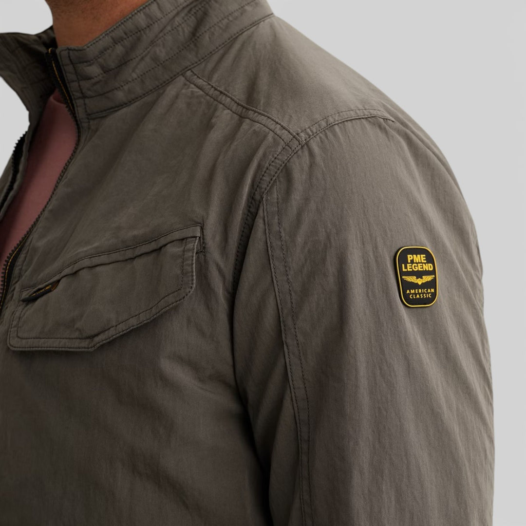 PJA2602107-8039 PME Legend UTILITY CARGO Jacket Beluga / Groen Grijs