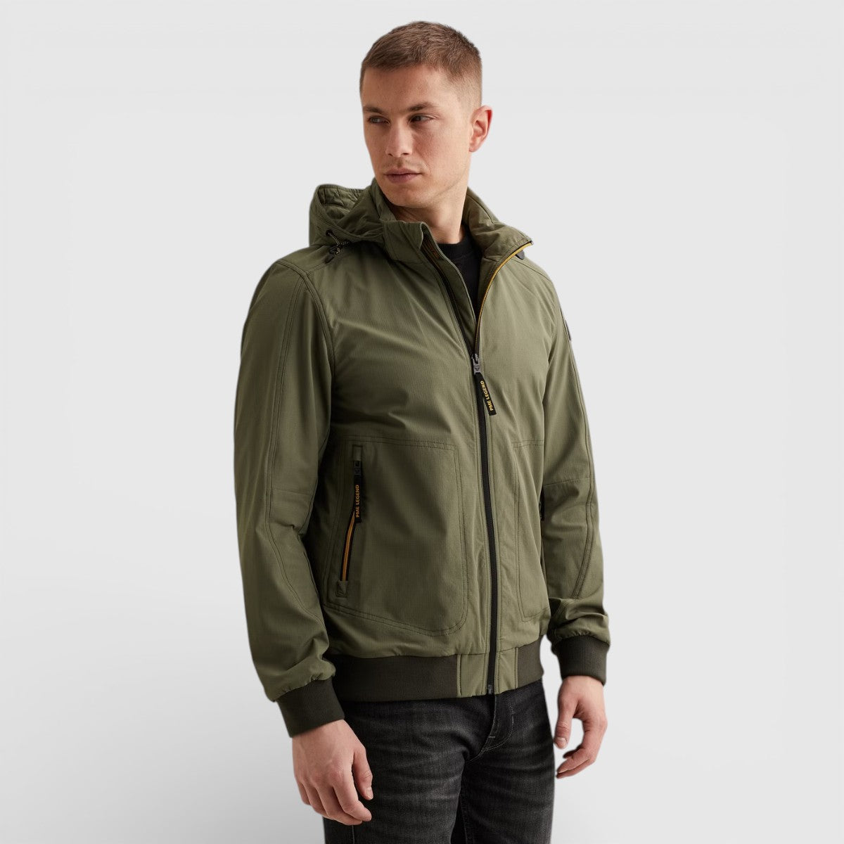 PJA2602124-6414 PME Legend FLIGHT Jacket Dusty Olive / Groen