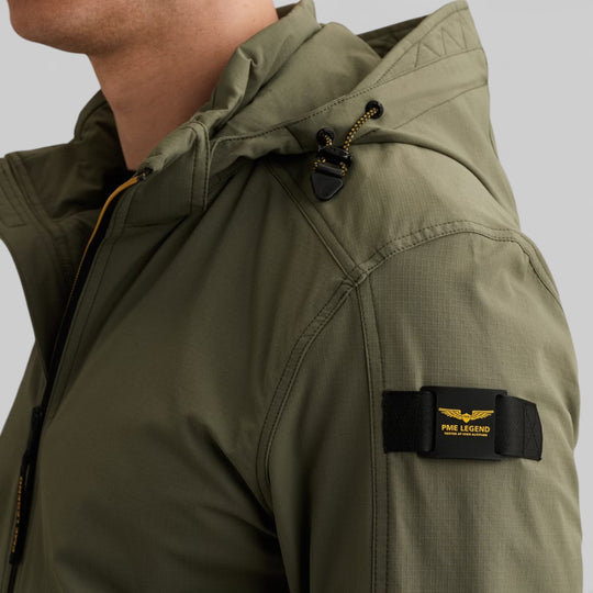 PJA2602124-6414 PME Legend FLIGHT Jacket Dusty Olive / Groen