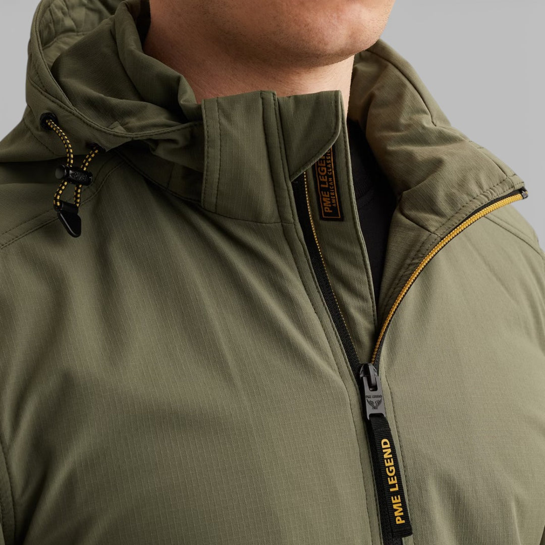 PJA2602124-6414 PME Legend FLIGHT Jacket Dusty Olive / Groen