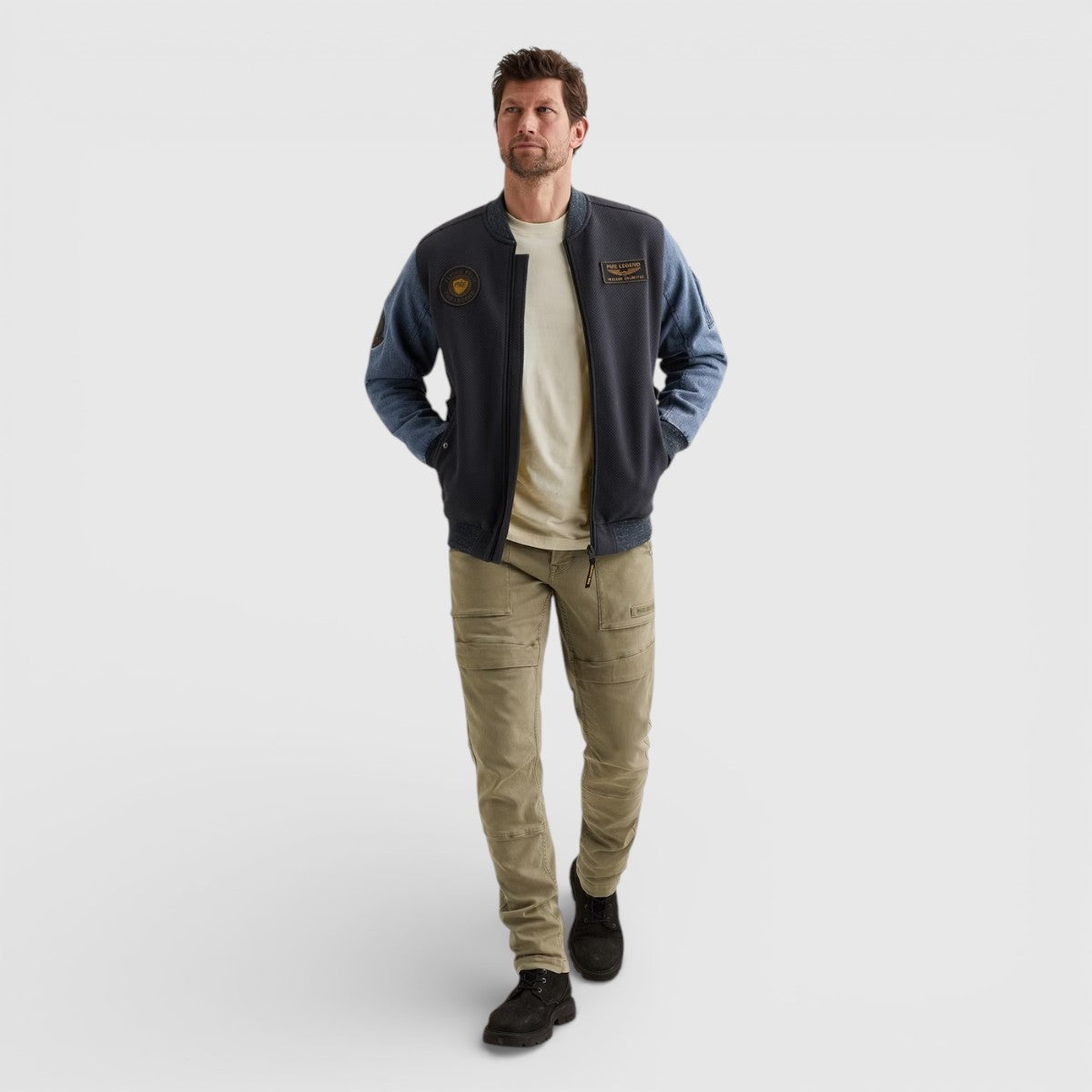 PJH2602484-5116 PME Legend INTERLOCK Jacket Mood Indigo / Blauw