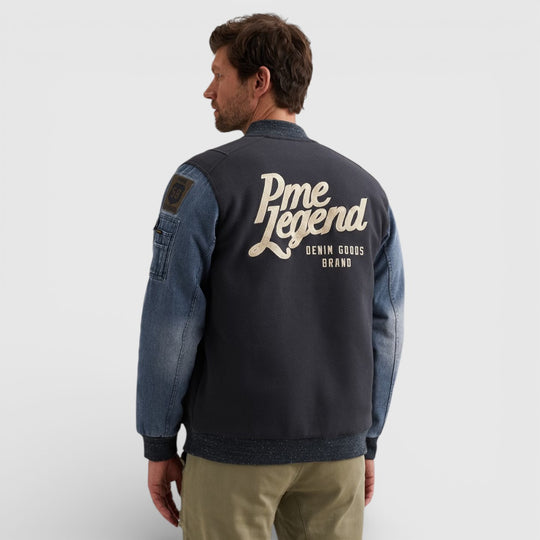 PJH2602484-5116 PME Legend INTERLOCK Jacket Mood Indigo / Blauw