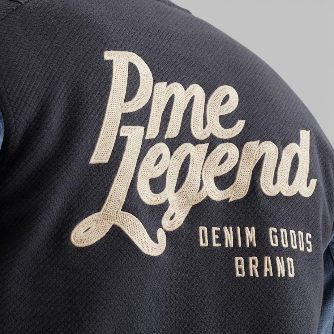 PJH2602484-5116 PME Legend INTERLOCK Jacket Mood Indigo / Blauw