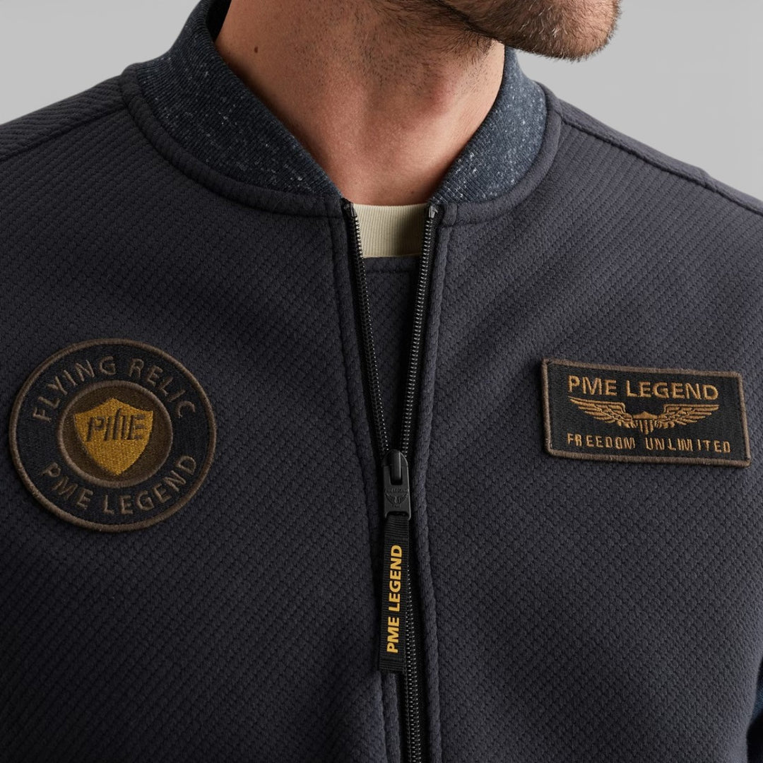 PJH2602484-5116 PME Legend INTERLOCK Jacket Mood Indigo / Blauw