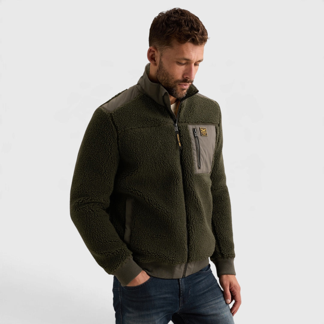 PJH2610478-8039 PME Legend Jas Sherpa Hybrid Beluga / Donkergroen