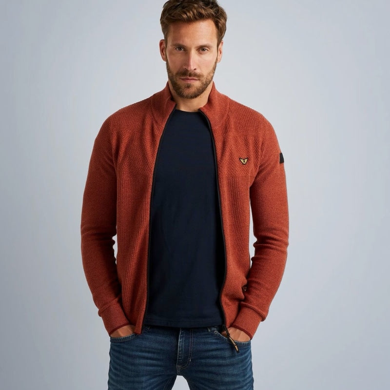 pkc2308350 3182 zip cotton knit pme legend rosewood crop1