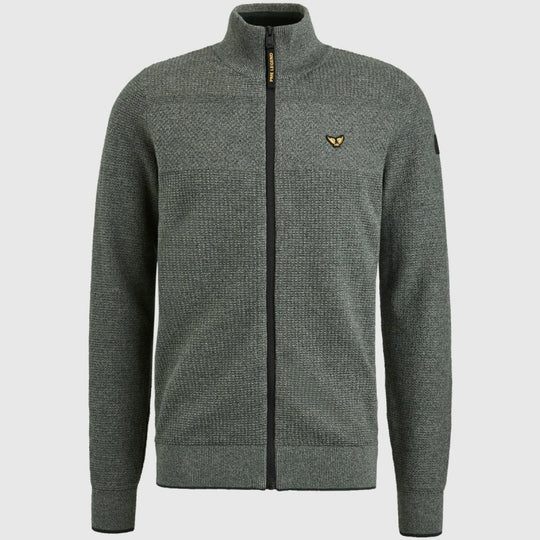 pkc2309363 6429 zip jacket cotton knit pme legend scarab