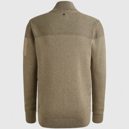 PME Legend knitwear Zip Jacket Cotton Structure