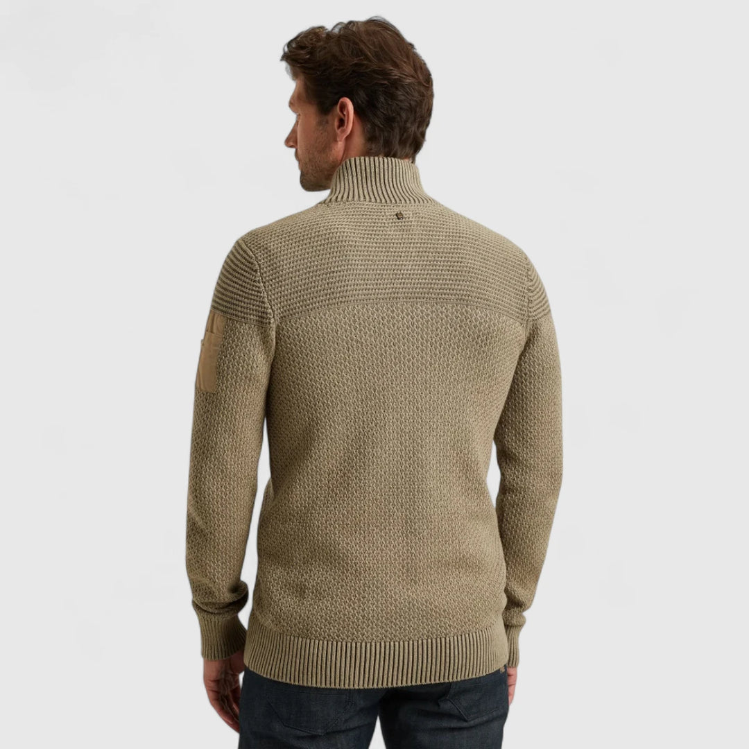 PKC2509356-8011 PME Legend knitwear Zip Jacket Cotton Structur